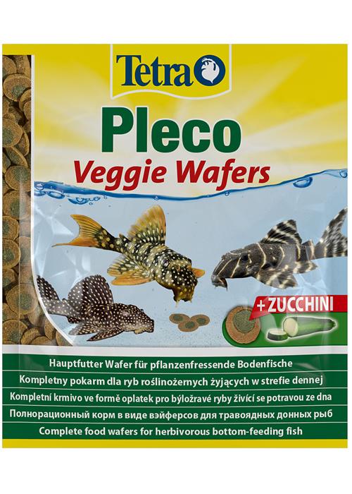 Tetra Pleco Veggie Wafers Аквариумистика (Корм для аквариумных рыб)
