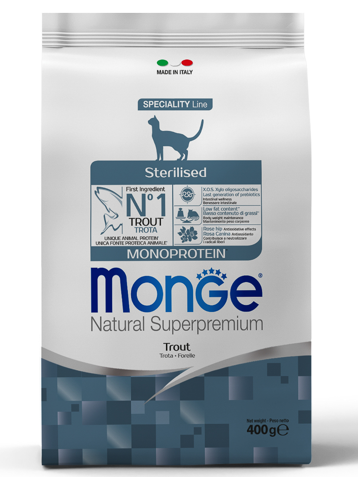 Monoprotein Sterilised Trout Корм для кошек (Сухие корма для кошек)