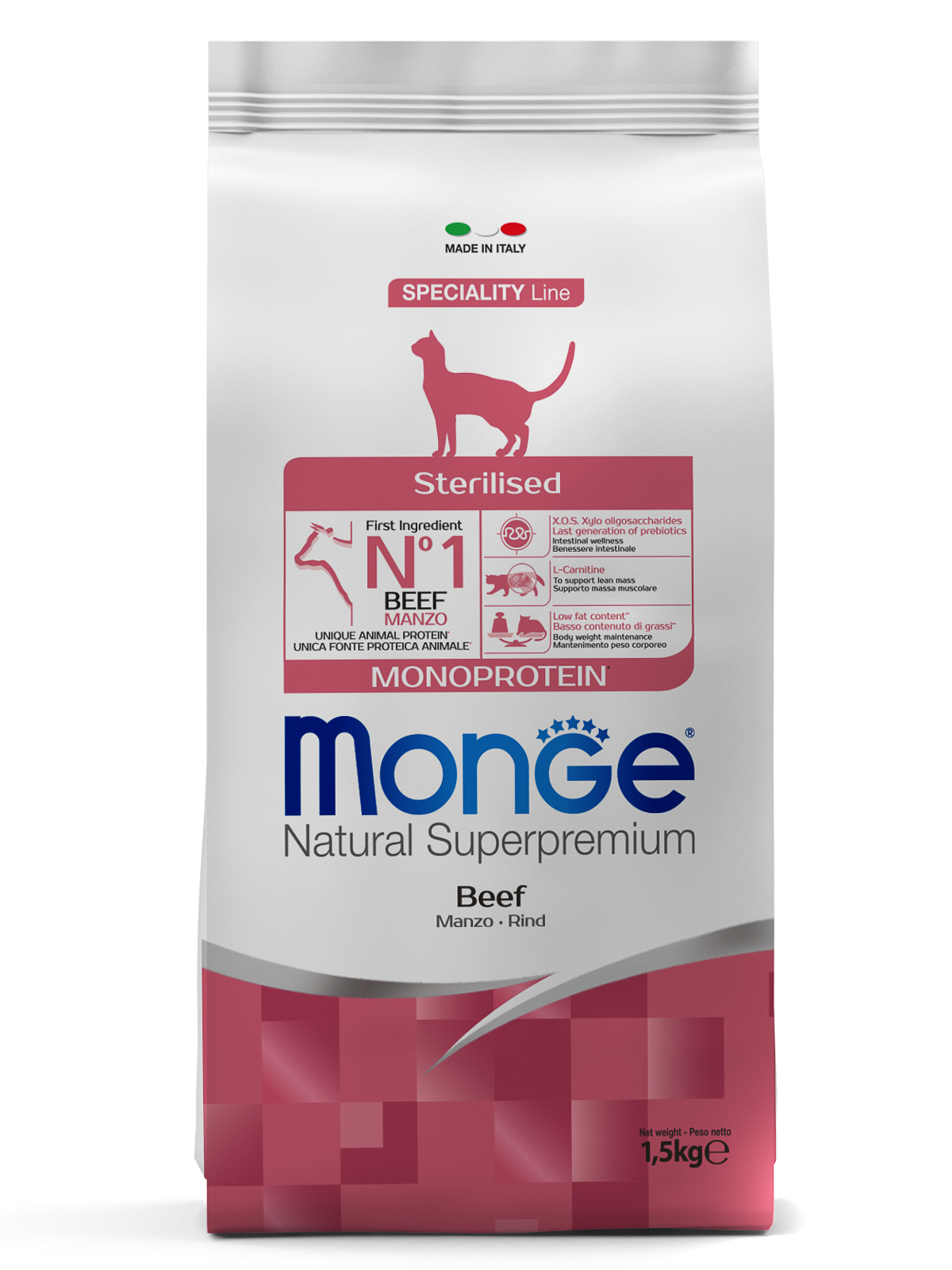 Monoprotein Sterilised Beef Корм для кошек (Сухие корма для кошек)