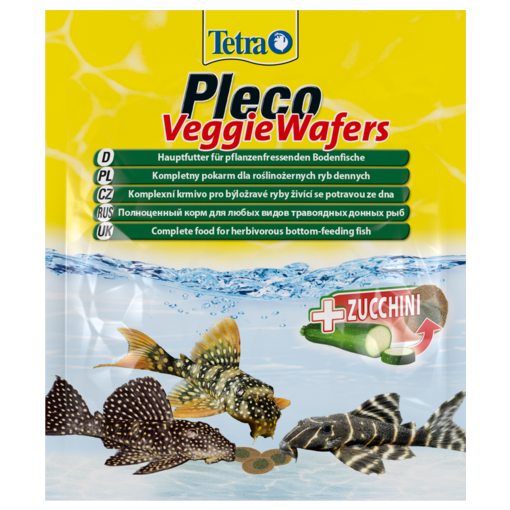 Tetra Pleco Veggie Wafers Аквариумистика (Корм для аквариумных рыб)