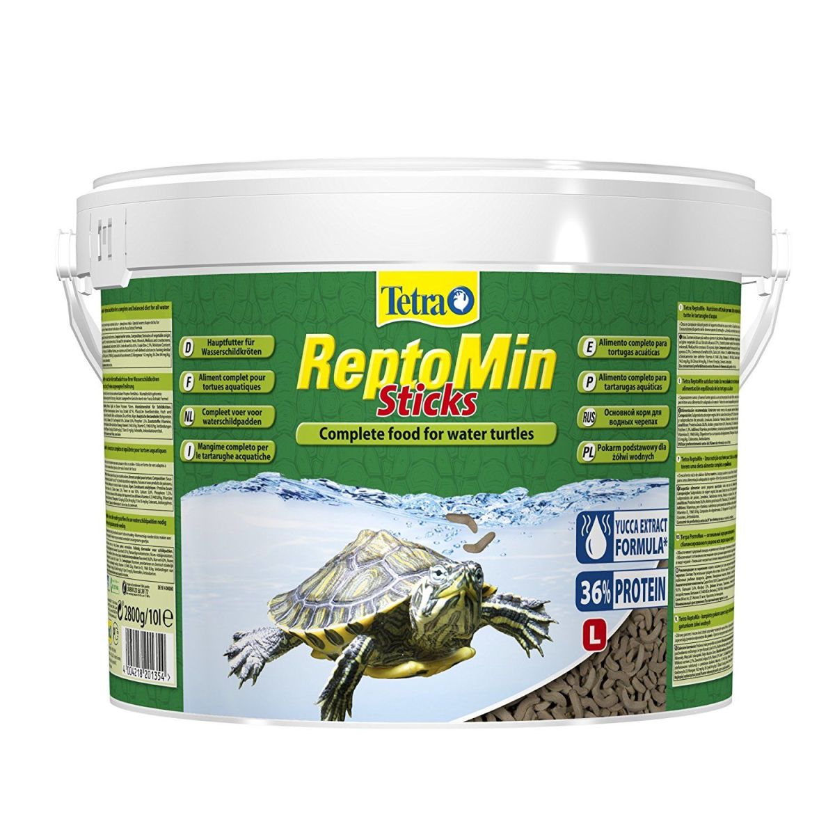 Tetra ReptoMin Sticks Аквариумистика (Корм для водных черепах)